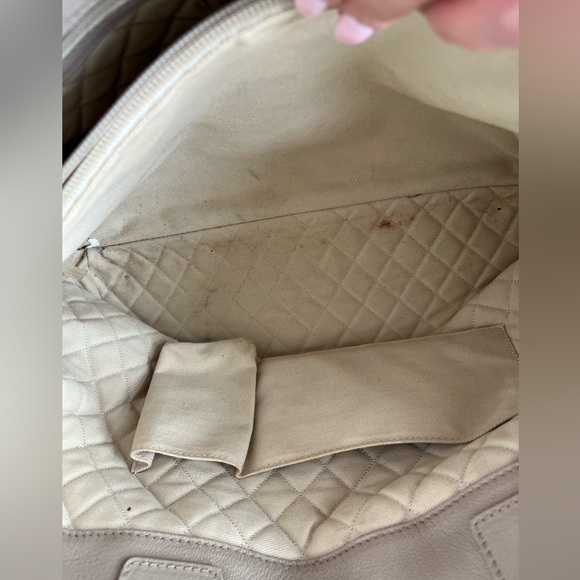 Chanel Beige Perforated Caviar Tote - Picture 10 of 16